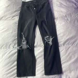 Wild Fable Straight Leg Ripped Mom Jeans